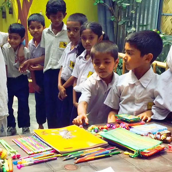 Donate for school stationary