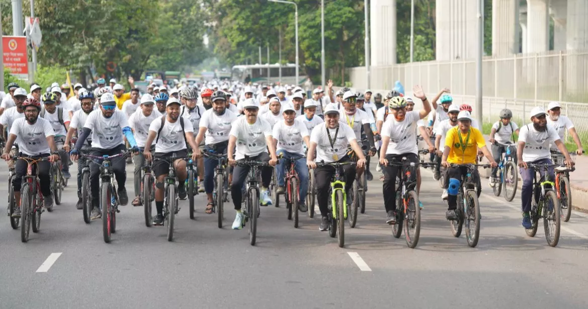 "Pedal for Planet" Cycle Rally: Jaago Foundation, Volunteer for Bangladesh celebrate World Environment Day