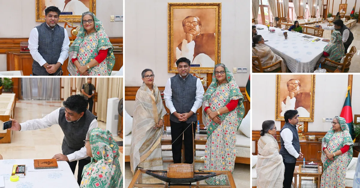Korvi Rakshand Meets the Prime Minister Sheikh Hasina