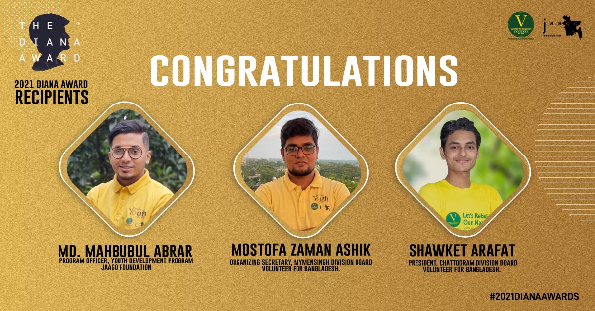 Outstanding Young Hero from Bangladesh Receives the Diana Award