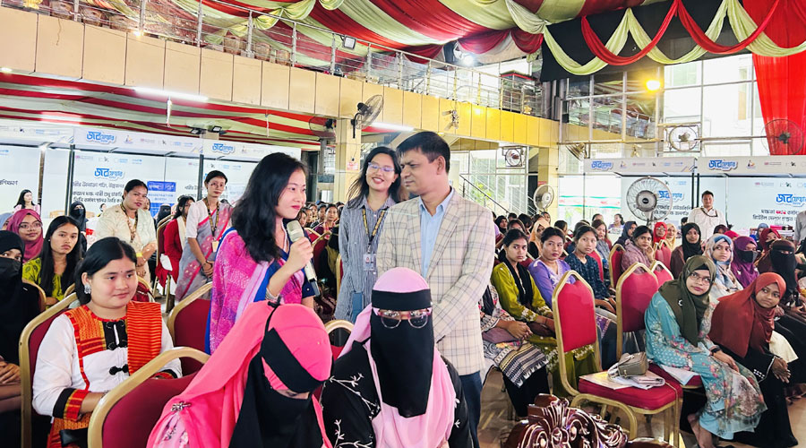 বান্দরবানে নারীদের কর্মসংস্থানে জব ফেয়ার অনুষ্ঠিত