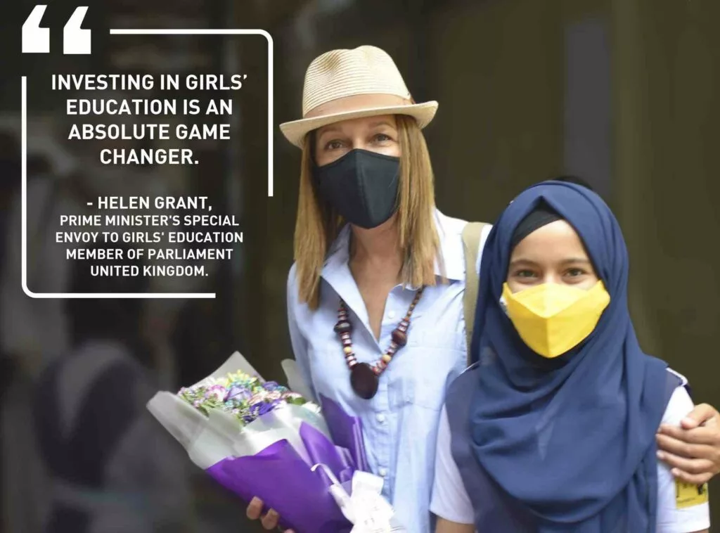 UK Prime Minister’s Special Envoy for Girls’ Education visits JAAGO