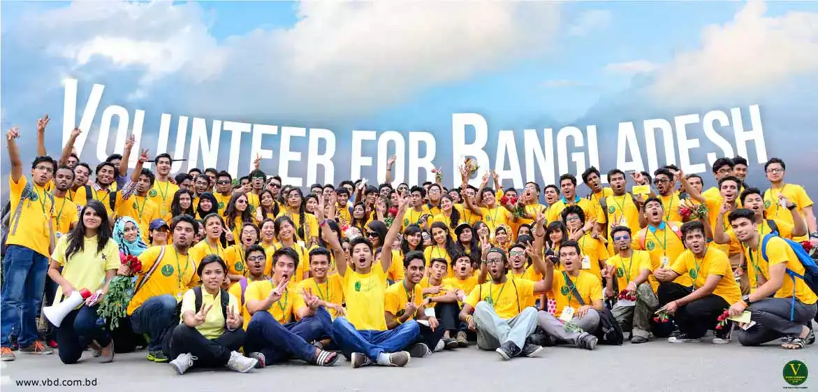 50,000 Youth Volunteers  Working restlessly throughout the year to build a better Bangladesh in 64 Districts