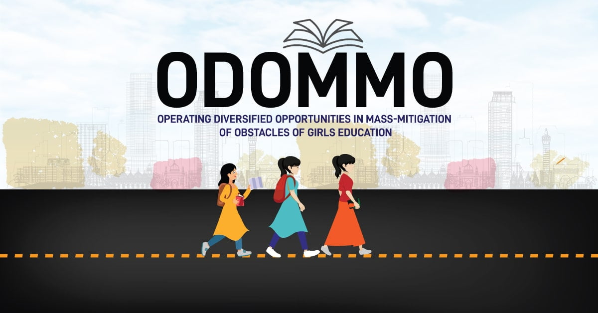 ODOMMO empowers girls' education by diversifying opportunities and addressing obstacles on a mass scale. Join us in creating change.